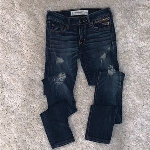 dark wash skinny jeans